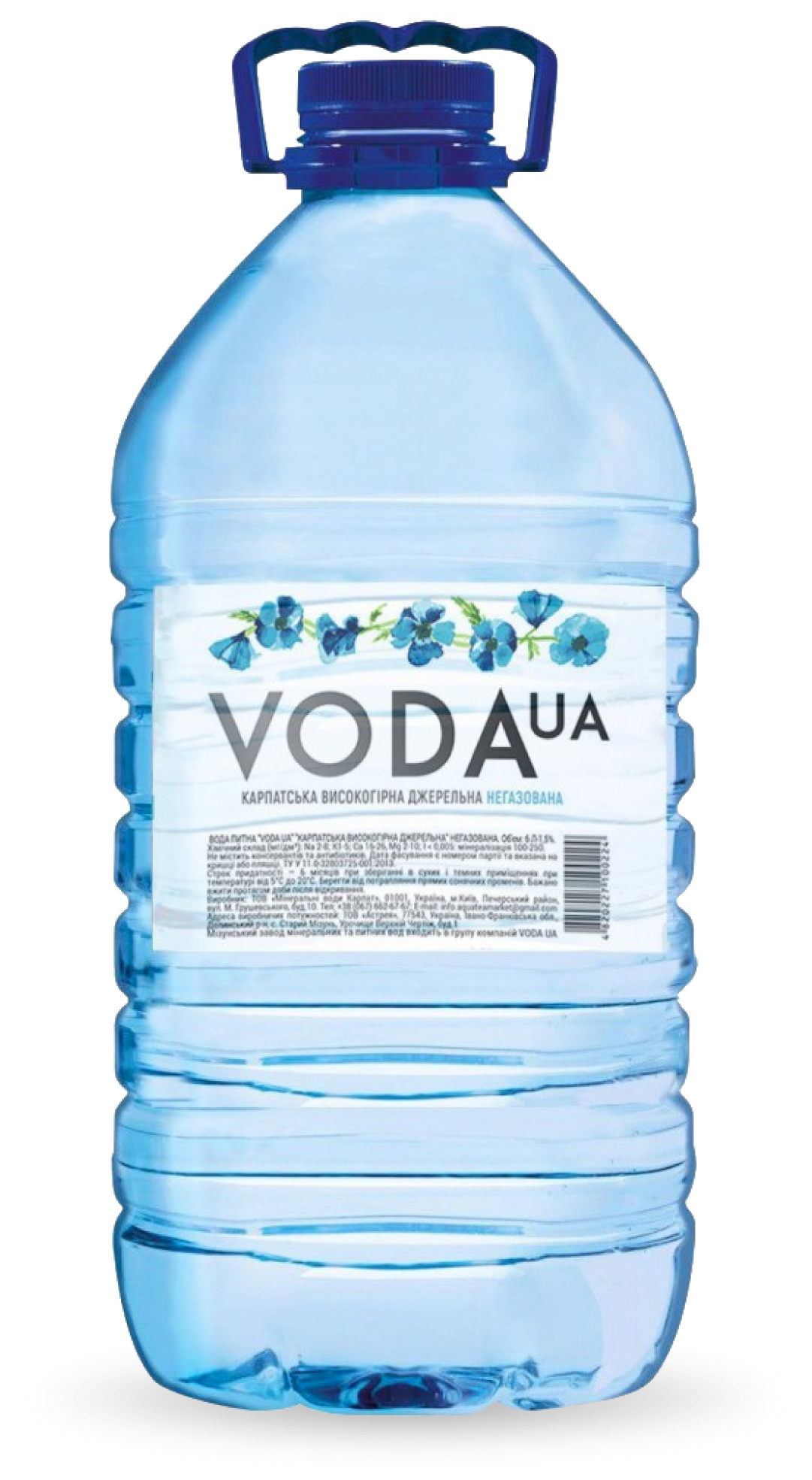 VODA UA у пластиковій пляшці негазована 6 л